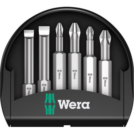 Assortiment d'embouts Mini-Check, 6 pièces, fente/PH/PZ