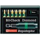 Assortiment d'embouts PZ, 7 pièces, embout Check Diamond Rapidaptor