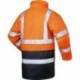 Parka haute visibilité ,Taille XL, orange/bleu