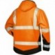 Veste softshell Haute visibilité LUKAS Taille S, orange/noir