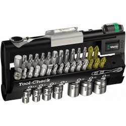 Assortiment d'embouts avec porte-embouts à cliquet, 38 pièces