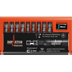 Assortiment d'embouts Bit-Check Impaktor, 10 pièces, PH/TORX®