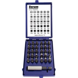 Assortiment d'embouts, mélangé, fente/empreinte cruciforme PH et PZ/TORX®, 31 pièces
