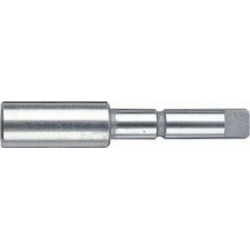 Porte-embouts 1/4'' à tige fine Ø 7 mm, douille en acier inoxydable, Plage de Long. : 55-74 mm