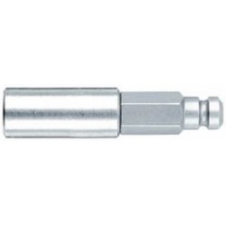 Porte-embouts à tige à 6 pans 1/4'', douille en acier inoxydable, Long. totale 45 mm, Plage de Long. : 45-51 mm, Long. totale 45 mm