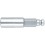 Porte-embouts à tige à 6 pans 1/4'', douille en acier inoxydable, Long. totale 45 mm, Plage de Long. : 45-51 mm, Long. totale 45 mm