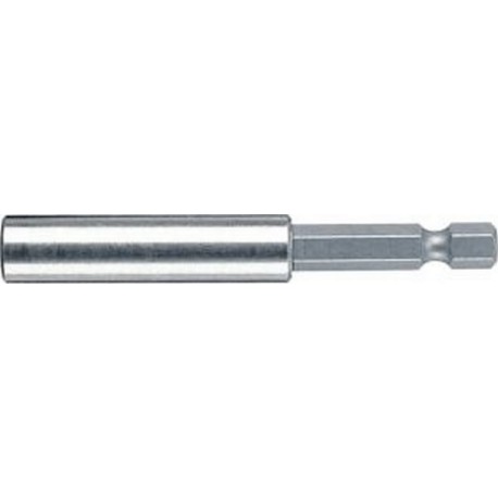 Porte-embouts à tige à 6 pans 1/4'', douille en acier inoxydable, Long. totale 75 mm, Plage de Long. : 61-75 mm, Long. totale 75 mm