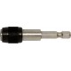 Porte-embouts pour embouts 1/4'' à tige à 6 pans, mandrin à serrage rapide, avec aimant permanent, desserrage en faisant glisser la douille