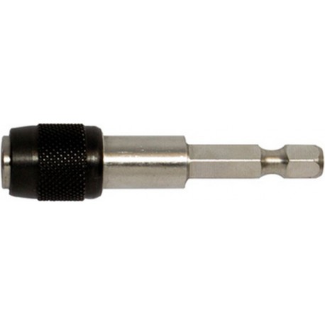 Porte-embouts pour embouts 1/4'' à tige à 6 pans, mandrin à serrage rapide, avec aimant permanent, desserrage en faisant glisser la douille