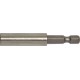 Porte-embouts pour embouts 1/4'' à tige à 6 pans, douille en acier inoxydable, Plage de Long. : 52-60 mm, Long. totale 73 mm