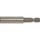 Porte-embouts pour embouts 1/4'' à tige à 6 pans, douille en acier inoxydable, Plage de Long. : 52-60 mm, Long. totale 73 mm