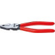 Pince universelle démultipliée, poignées à revêtement en plastique, Long. : 180 mm, Capacité de coupe pour fil dur Ø 2,5 mm, corde à piano Ø 2,0 mm
