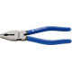 Pince universelle, tête polie, poignées à gaine en plastique, acier au chrome vanadium, Long. : 160 mm, Capacité de coupe du Ø du fil dur 2,0 mm