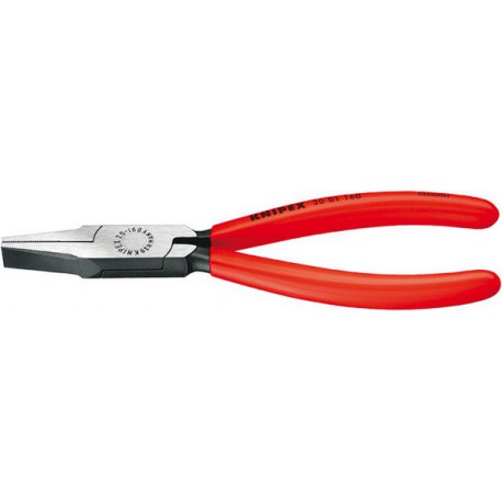 Pince à becs plats polie avec branches en plastique 125mm KNIPEX 1 PCS