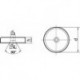 Aimant Néodyme avec trou 40 x 8,0mm Beloh