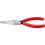 Pince à longs becs, becs plats en acier au chrome vanadium, tête polie, poignées à gaine en plastique, Long. : 140 mm, Long. des becs 42,0 mm
