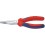 Pince à longs becs, en acier électrique au chrome vanadium, tête chromée, poignées à gaine en plastique, Long. : 140 mm, Long. des becs 42,0 mm