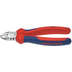 Pince coupante diagonale chromée avec branches multicomposant 125mm KNIPEX 1 PCS