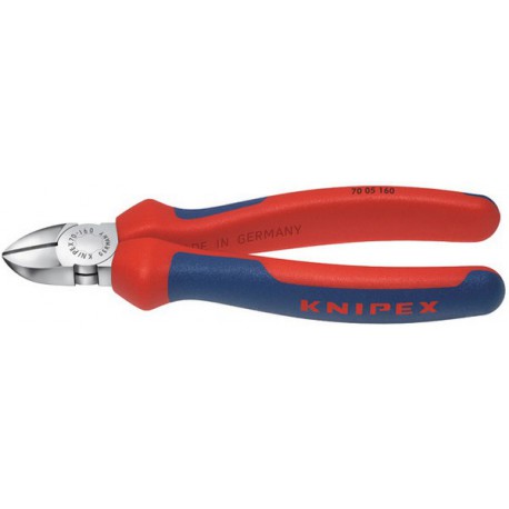 Pince coupante diagonale chromée avec branches multicomposant 125mm KNIPEX 1 PCS