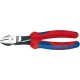 Pince coupante latérale démultipliée, Long. : 160 mm, Capacité de coupe pour fil semi-dur Ø 3,4 mm, fil dur Ø2,5 mm, corde à piano Ø 2,0 mm