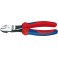Pince coupante latérale démultipliée, Long. : 160 mm, Capacité de coupe pour fil semi-dur Ø 3,4 mm, fil dur Ø2,5 mm, corde à piano Ø 2,0 mm