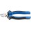 Pince coupante latérale démultipliée, Acier Vanadium, tête chromée, poignées à gaine en plastique, Long. : 160 mm