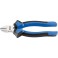 Pince coupante latérale, Acier Vanadium, tête polie, poignées à gaine en plastique, Long. : 160 mm