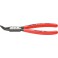 Pince à circlips intérieurs, modèle courbé, Dimensions : J 22, Ø d'alésage 19-60 mm, Long. 180 mm