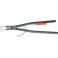 Pince à grands circlips intérieurs, modèle courbé, Dimensions : J 51, Ø d'alésage 122-300 mm, Long. 590 mm
