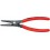 Pince de précision à circlips pour bagues extérieures, avec limitation d'ouverture réglable, Dimensions : A 0, Ø d'arbre 3-10 mm, Long. 140 mm