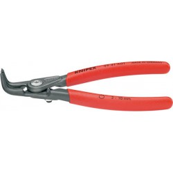 Pince de précision à circlips pour bagues extérieures, avec limitation d'ouverture réglable, Dimensions : A 01, Ø d'arbre 3-10 mm, Long. 130 mm