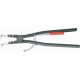 Pince pour grands circlips extérieurs, modèle courbé, Dimensions : A 51, Ø d'arbre 122-300 mm, Long. 570 mm