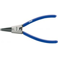 Pince pour circlips extérieurs, modèle droit, en acier au chrome vanadium, Dimensions : A 1, Ø d'arbre 10-25 mm, Long. 140 mm