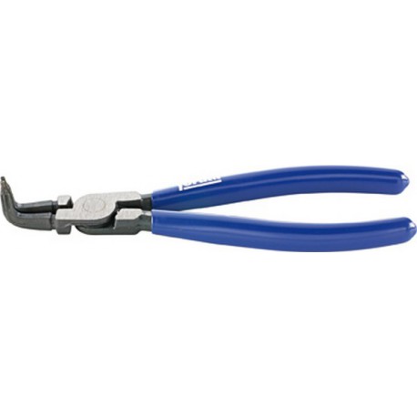 Pince pour circlips intérieurs, courbée, en acier au chrome vanadium, Dimensions : J 11, Ø d'alésage 12-25 mm, Long. 140 mm
