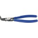 Pince pour circlips intérieurs, courbée, en acier au chrome vanadium, Dimensions : J 31, Ø d'alésage 40-100 mm, Long. 225 mm