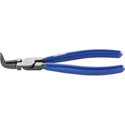 Pince pour circlips intérieurs, courbée, en acier au chrome vanadium, Dimensions : J 31, Ø d'alésage 40-100 mm, Long. 225 mm