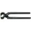 Tenailles acier, outils chrome vanadium, Long. : 250 mm, Capacité de coupe du Ø du fil semi-dur 2,2
