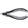 Pince coupante latérale de précision pour électronicien ESD, à biseau, Modèle à très petite facette, tête pointue, Long. 125 mm