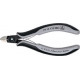 Pince coupante latérale de précision pour électronicien ESD, à biseau, Modèle à petite facette, tête ronde, Long. 125 mm