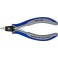 Pince coupante latérale de précision pour l'électronique, Modèle à petite facette, tête pointue, Long. 125 mm