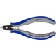 Pince coupante latérale de précision pour l'électronique, Modèle à petite facette, tête mini, Long. 120 mm