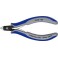 Pince coupante latérale de précision pour l'électronique, Modèle à petite facette, tête mini, Long. 120 mm