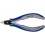 Pince coupante latérale de précision pour l'électronique, sans facette, Modèle Sans facette, tête pointue, avec serre-fil, Long. 125 mm