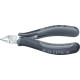 Pince coupante latérale d'électronicien ESD, Modèle à petite facette, tête pointue aplatie, Long. 115 mm