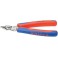 Pince coupante latérale d'électronicien Super Knips®, inoxydable, Modèle : A facette et retenue du fil, Long. 125 mm