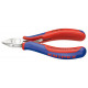 Pince coupante latérale d'électronicien, tête polie miroir, Modèle sans biseau, tête pointue, Long. 115 mm