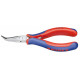 Pince de préhension électronique, Modèle : Becs ronds, plats et longs, courbés à 45°, Long. 145 mm, Long. des becs 35,0 mm