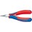 Pince de préhension électronique, Modèle : Becs pointus et ronds pour plier les ?illets en fil, Long. 115 mm, Long. des becs 22,5 mm