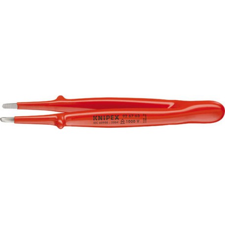 Brucelles haute précision VDE pointues rondes 145mm KNIPEX 1 PCS