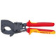 Coupe-câble VDE, tête vernie, Long. : 320 mm, Ø de la capacité de coupe 60 mm, Section du conducteur 600 mm²